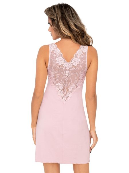Lace nightdress - Kristina in powder pink - 2