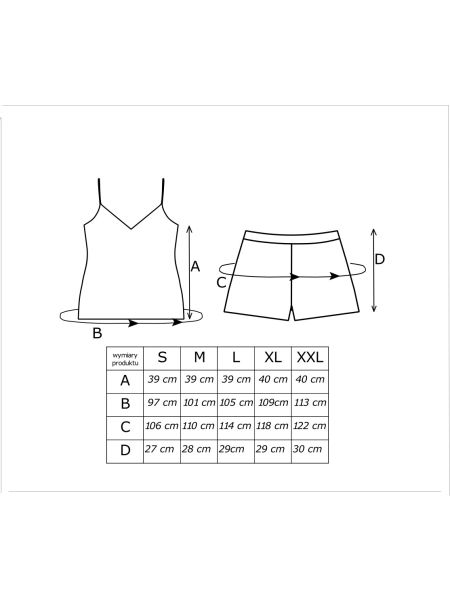 Women's cotton pajama top with straps - Sandi top - 4