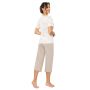 Women's cotton pajamas with 3/4 pants - Sandi 3/4 - 4