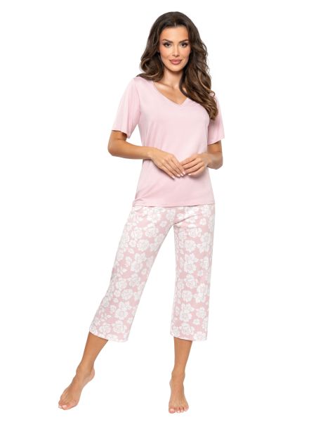 Cotton pajamas with 3/4 pants - Rosalia 3/4 - 2
