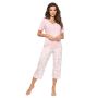 Cotton pajamas with 3/4 pants - Rosalia 3/4 - 3