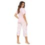 Cotton pajamas with 3/4 pants - Rosalia 3/4 - 4