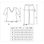 Cotton pajamas with 3/4 pants - Rosalia 3/4 - 5