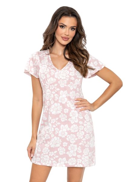 Cotton nightdress with flowers - Rosalia - 2