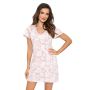 Cotton nightdress with flowers - Rosalia - 3