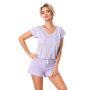 Women's cotton pajamas with shorts - Fiorella short - 3