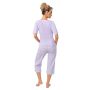 Women's pajamas with 3/4 pants - Fiorella 3/4 - 3