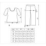Women's pajamas with 3/4 pants - Fiorella 3/4 - 4