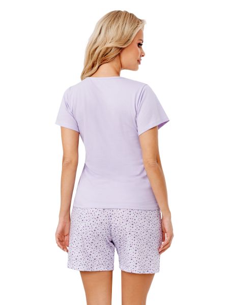 Women's floral cotton pajamas - Fiorella 1/2 - 3