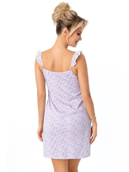 Women's cotton floral nightdress - Fiorella - 3