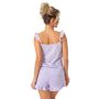 Strapless cotton women's pajamas - Fiorella top - 3