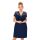 Women's nightdress with lace - Livia plus size dark blue