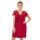 Women's nightdress with lace - Livia plus size burgundy