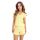 Women's pajamas with frill - Iza short yellow