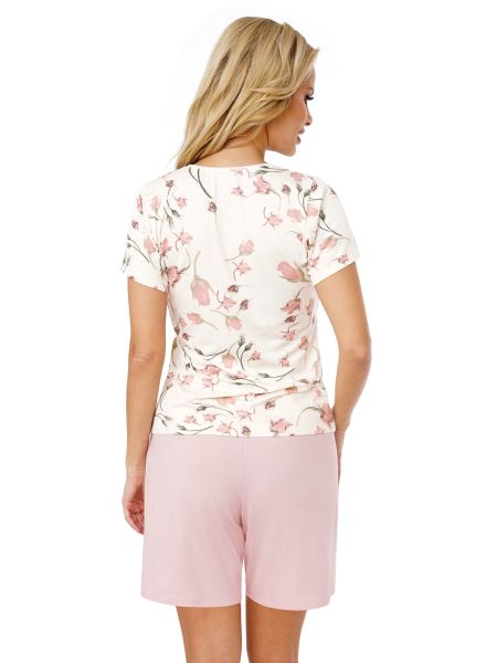 Women's viscose floral pajamas - Amaris 1/2 - 3