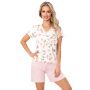 Women's viscose floral pajamas - Amaris 1/2 - 3