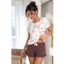 Women's pajamas with frilly shorts - Amaris short - 2