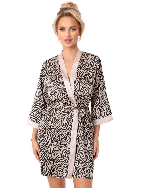 Women's satin bathrobe - Sheila - 2