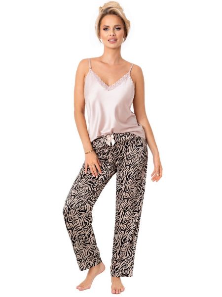 Satin pajamas with long pants - Sheila long - 2