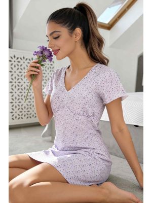 Women's floral cotton shirt - Fiorella II