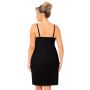Sexy plus size nightdress - Sylvia black plus size - 3