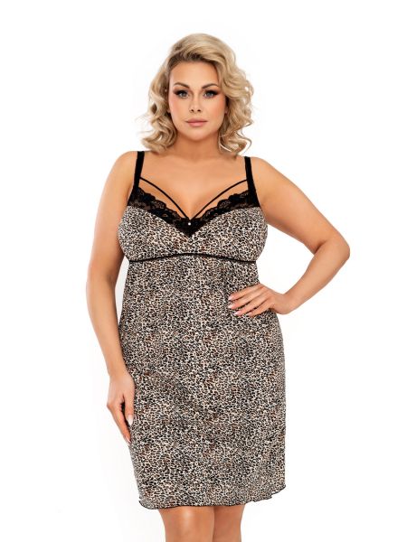 Sexy nightdress in leopard print - Omari II plus size - 2