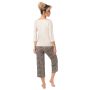 Women's pajamas in leopard print - Omari 3/4 - 4