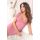 Ladies' nightdress with lace - Daria dark pink