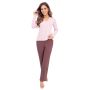Women's pajamas long pants - Daphne long pink - 4