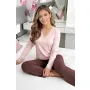 Women's pajamas long pants - Daphne long pink - 2