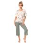 Women's 3/4 pants pajamas - Michelle 3/4 - 3