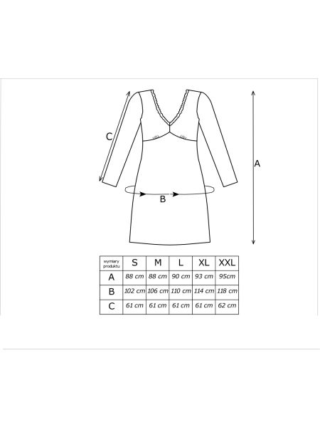 Long sleeve nightdress - Michelle II - 5