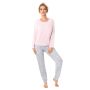 Cotton pajamas with long pants - Bunny long pink - 4
