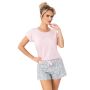 Women's short sleeve pajamas - Bunny short pink - 4