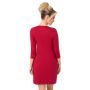 Women's nightgown 3/4 sleeve - Margo maroon - 4