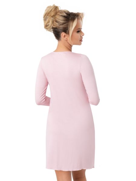 Women's nightgown 3/4 sleeve - Margo pink - 3