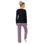 Checked cotton pajamas - Sleep long black - 3