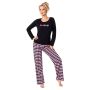 Checked cotton pajamas - Sleep long black - 2