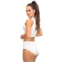 Women's full cotton panties - 251 white - 3