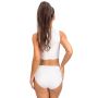 Women's full cotton panties - 251 white - 4
