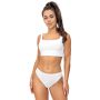 Cotton panties with lace - 247 white - 3