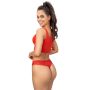 Sexy lace thong - 245 red - 3