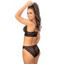 Lace soft bra - 245 black - 5