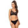Lace soft bra - 245 black - 4