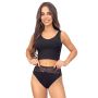 Women's high-waisted panties - 244 black - 3