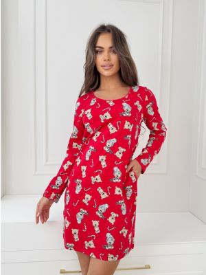 Christmas cotton nightgown - Bear