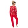 Christmas pajamas long pants - Bear long red - 3
