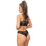 Strapless lace top - 244 black - 5