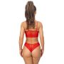 Sexy lace top - 244 red - 4