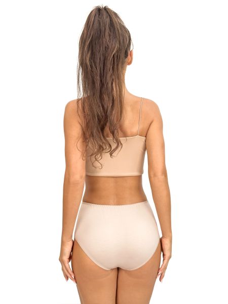 High-waisted full figs comfortable - 239 beige - 3
